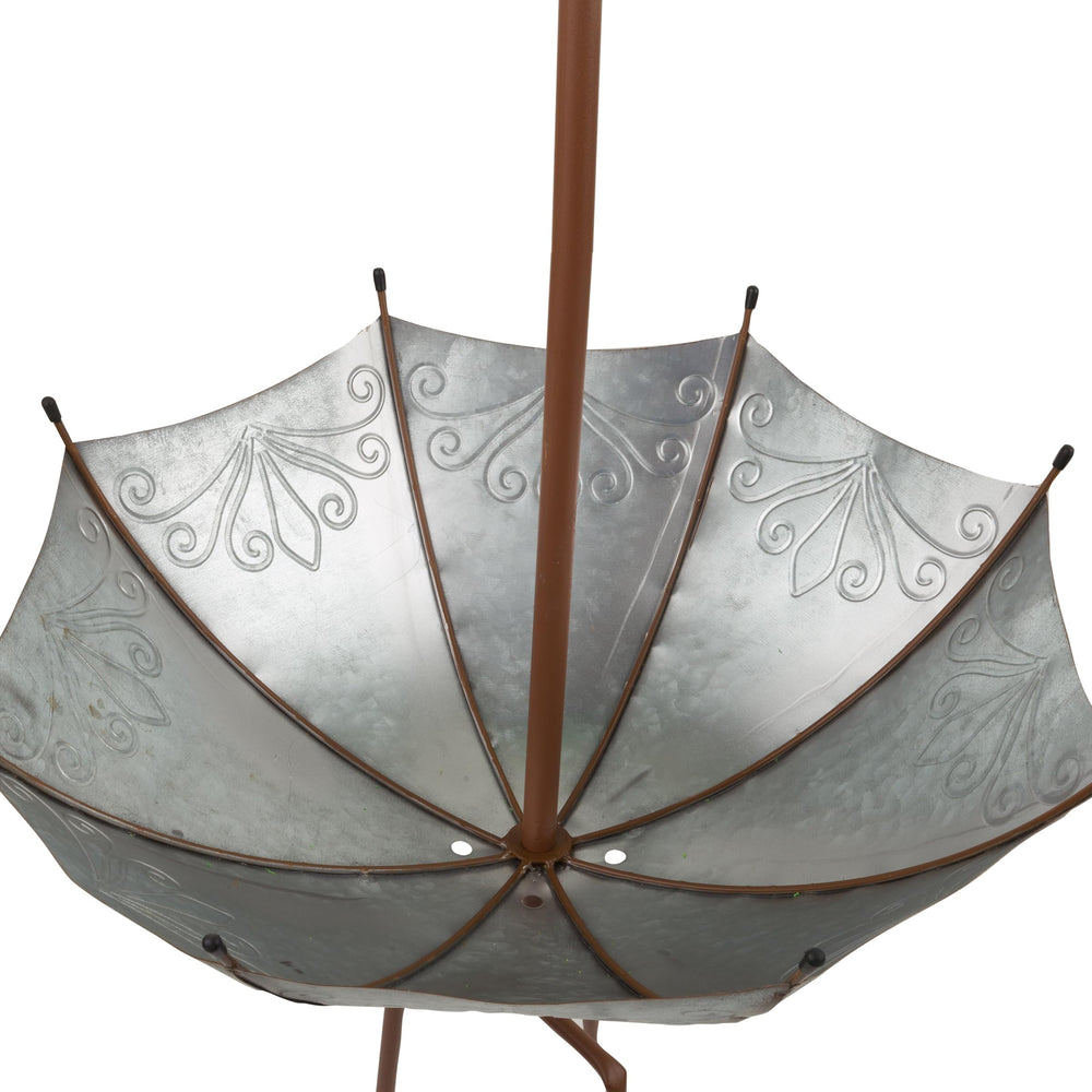 Alpine Corporation planter styled in indoor entryway adding rustic charm