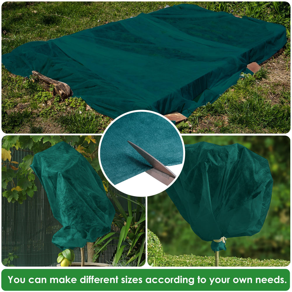 Alpurple folded cover packed for storage after seasonal use