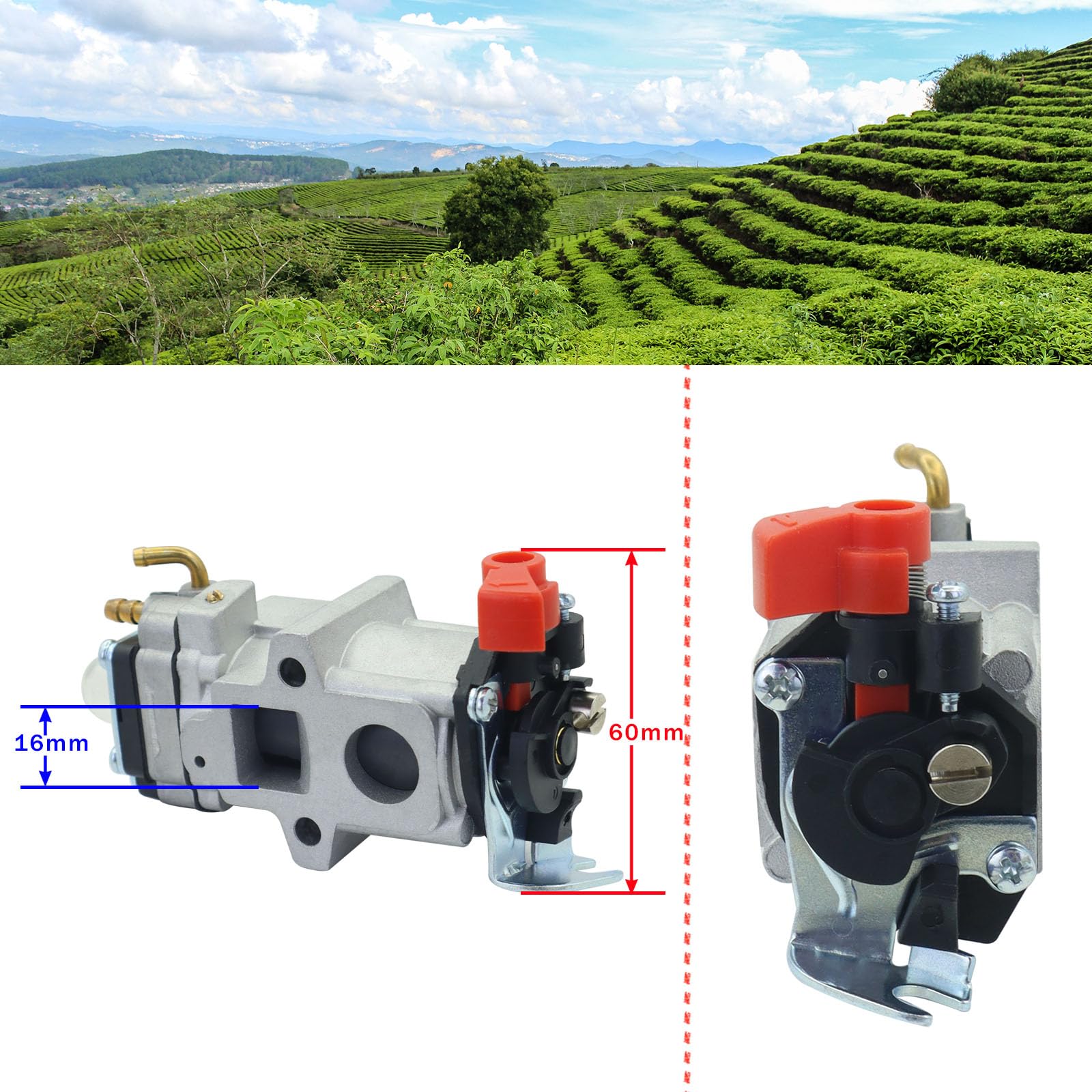 ALRACALL close-up throttle linkage showing durable construction benefit