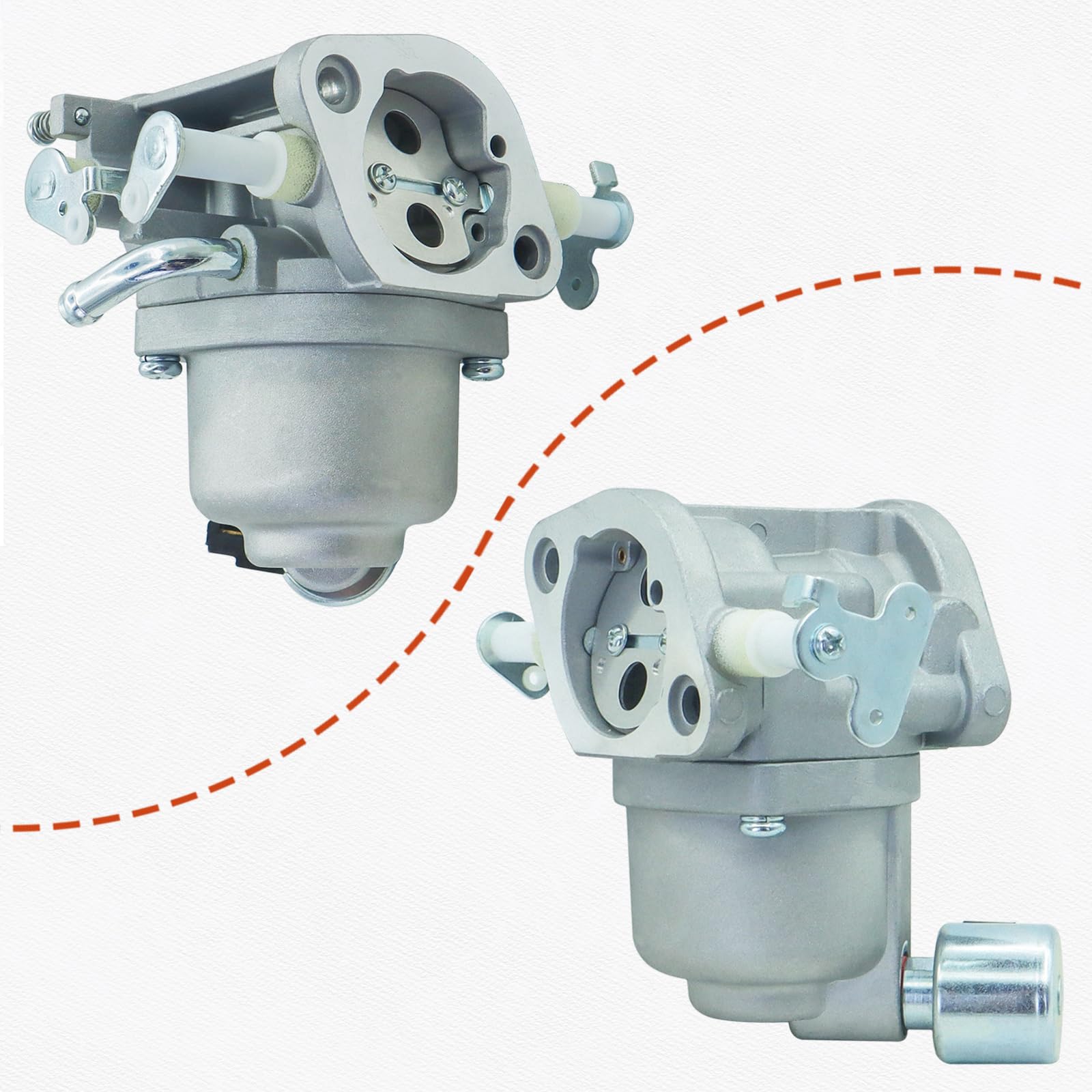 ALRACALL carburetor installed on Briggs & Stratton engine improving reliability