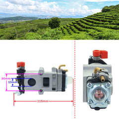 ALRACALL carburetor label and part number confirming A021004920 replacement benefit