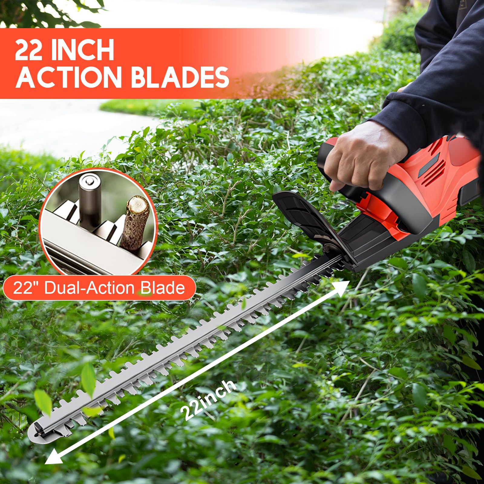 ALSO GO close-up of double-action carbon steel blade for cleaner smoother cuts