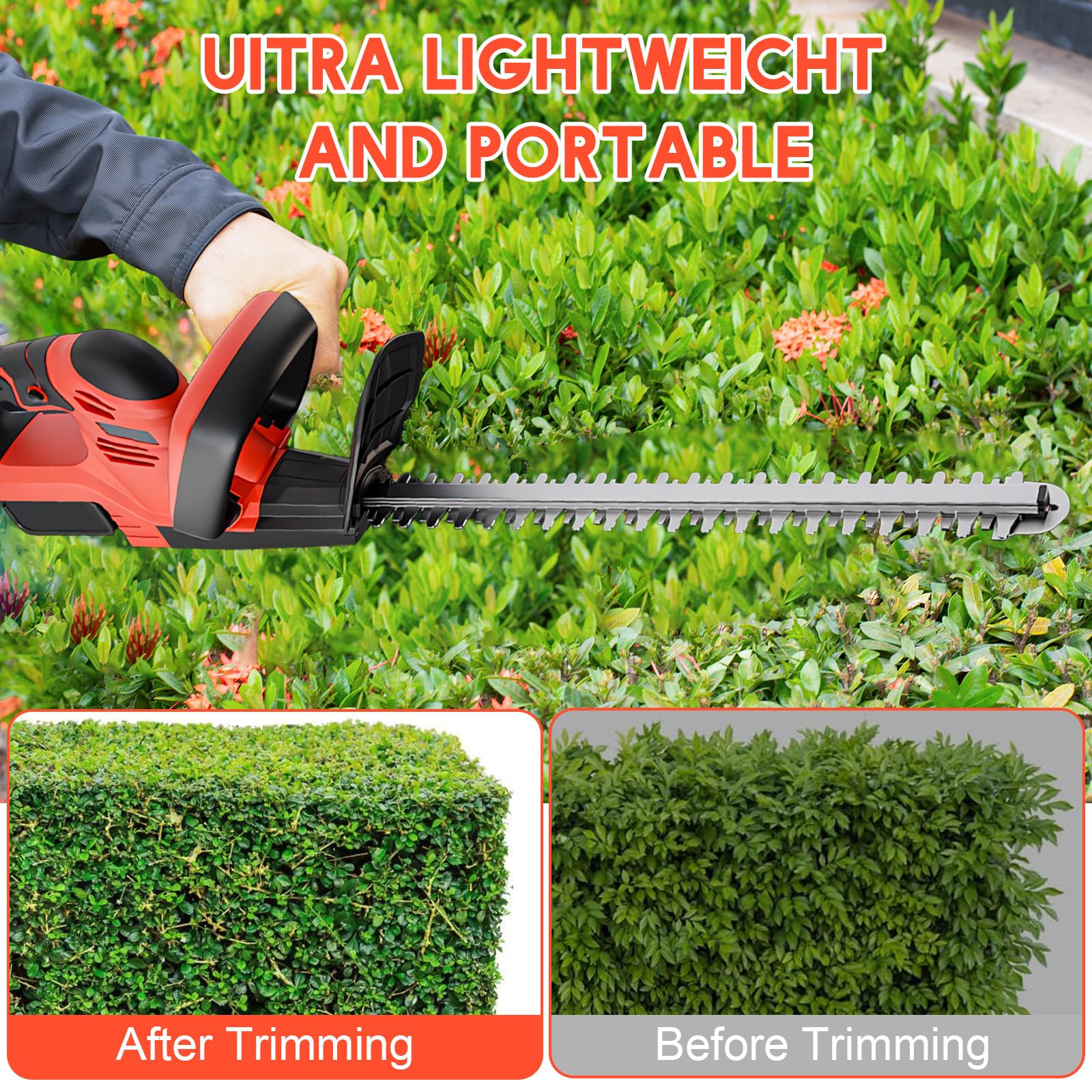 ALSO GO ergonomic non-slip handle detail providing comfortable secure grip