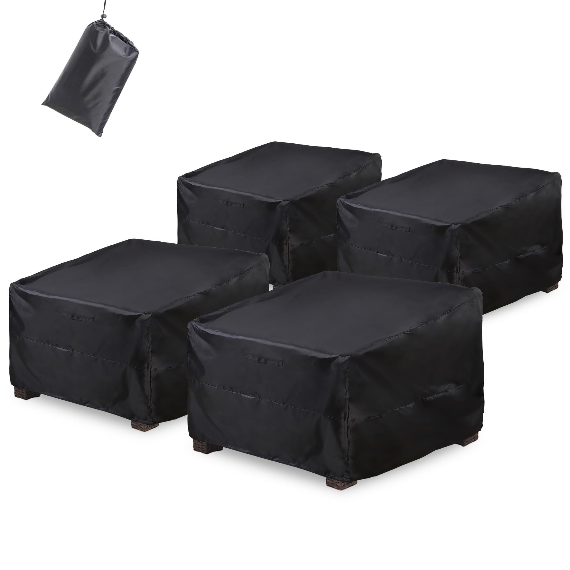 ALSTER front view of cover protecting patio chair, durable weather protection