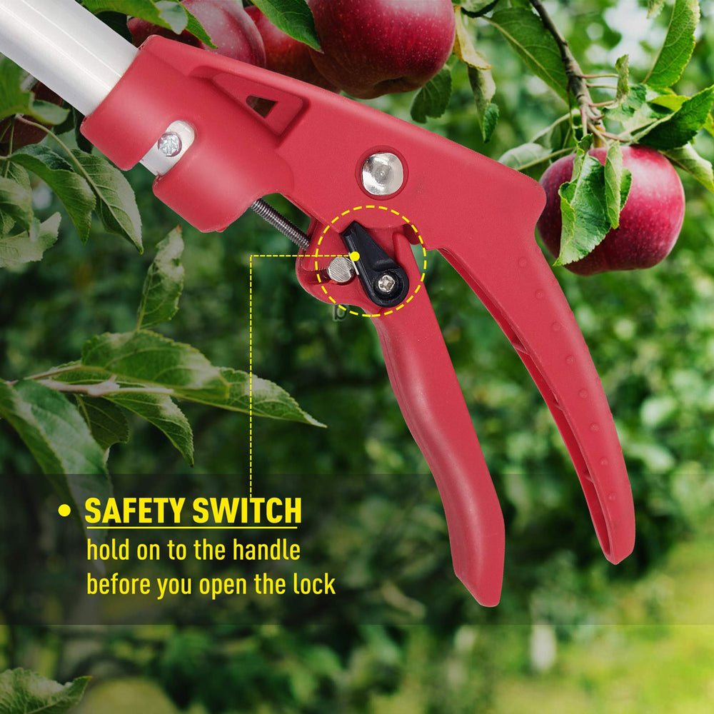Altdorff glove and hand pruner in hand highlighting protection and control when trimming roses and prickly plants