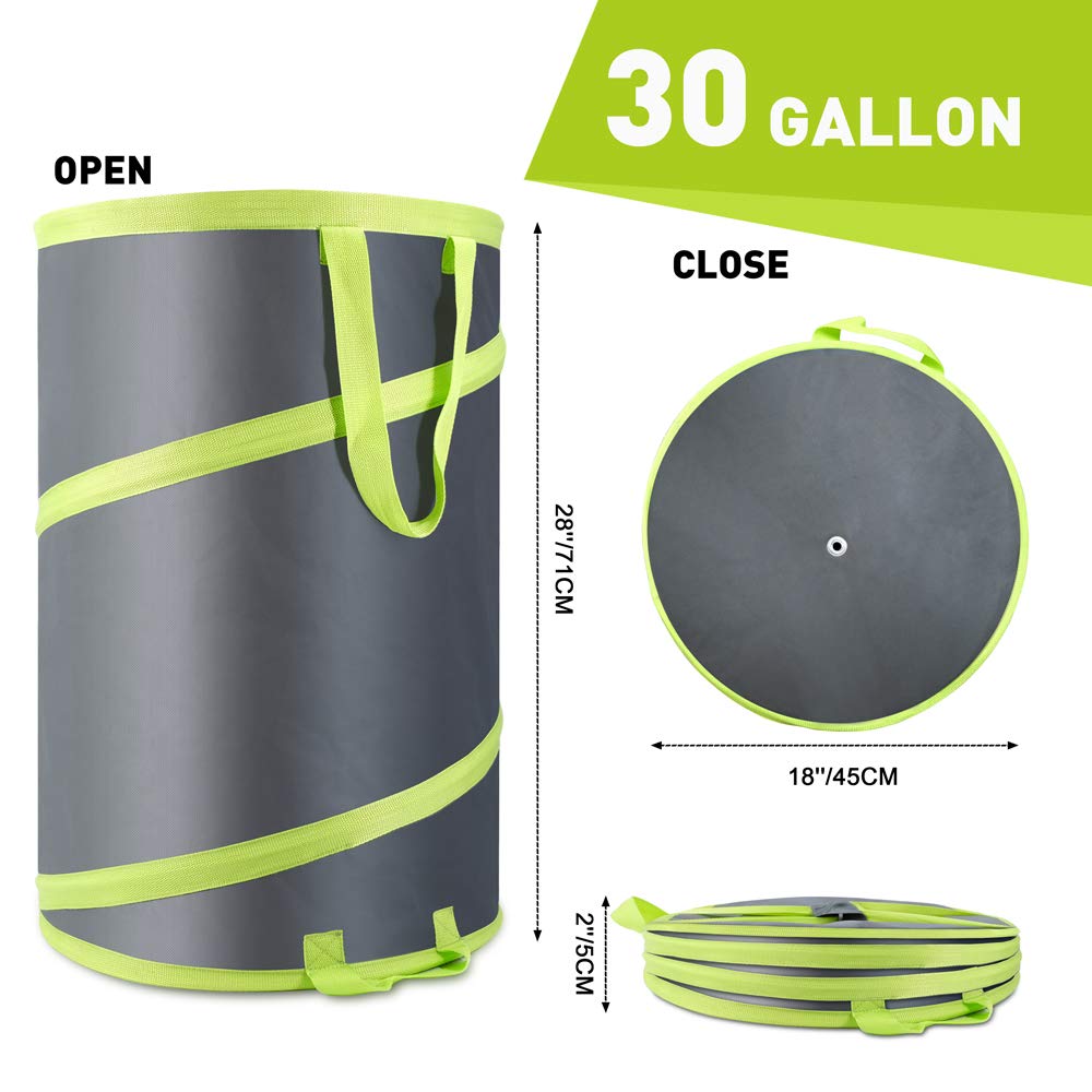 Altdorff hung on garage wall storage keeps yard bags organized
