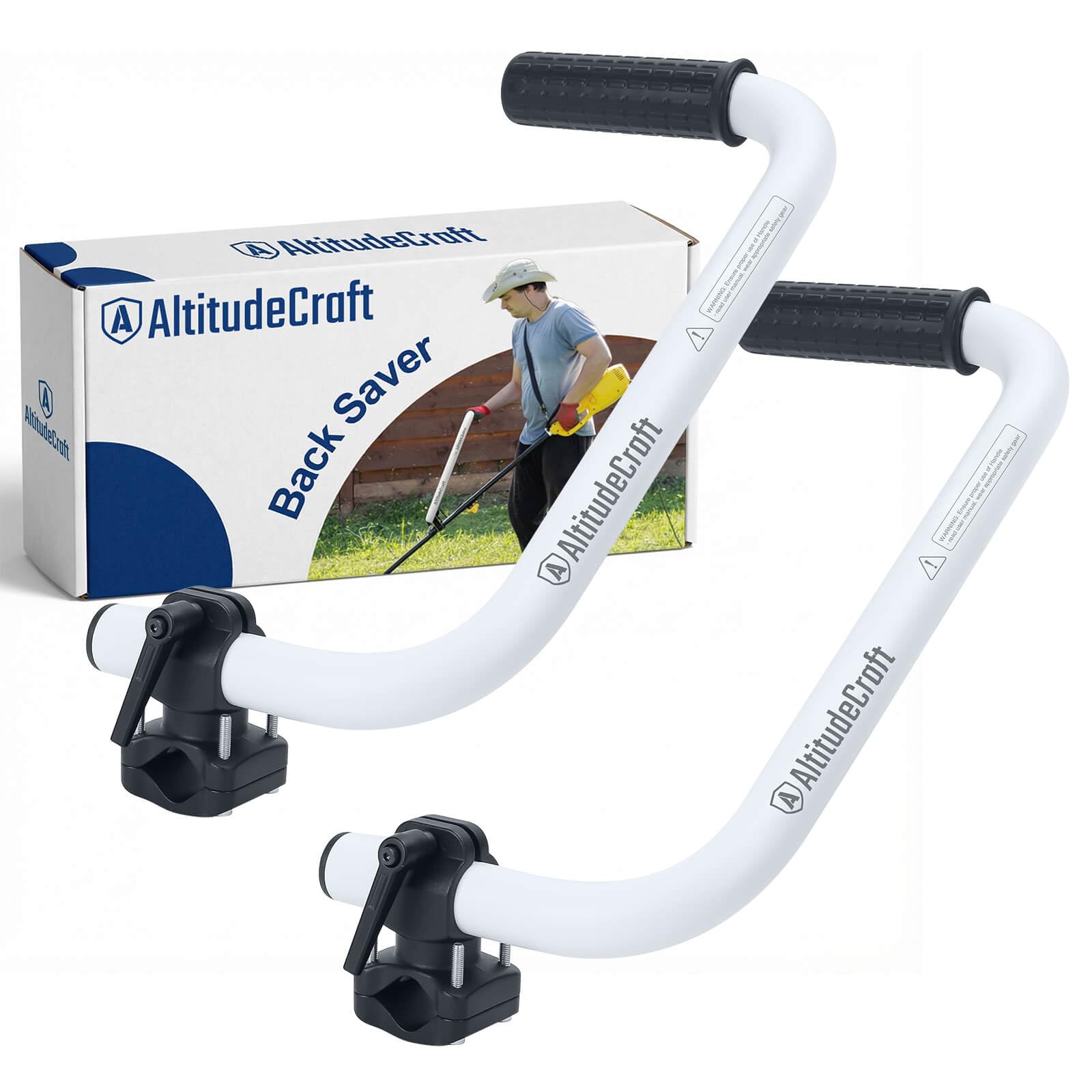 AltitudeCraft front view mounted on trimmer shows improved control