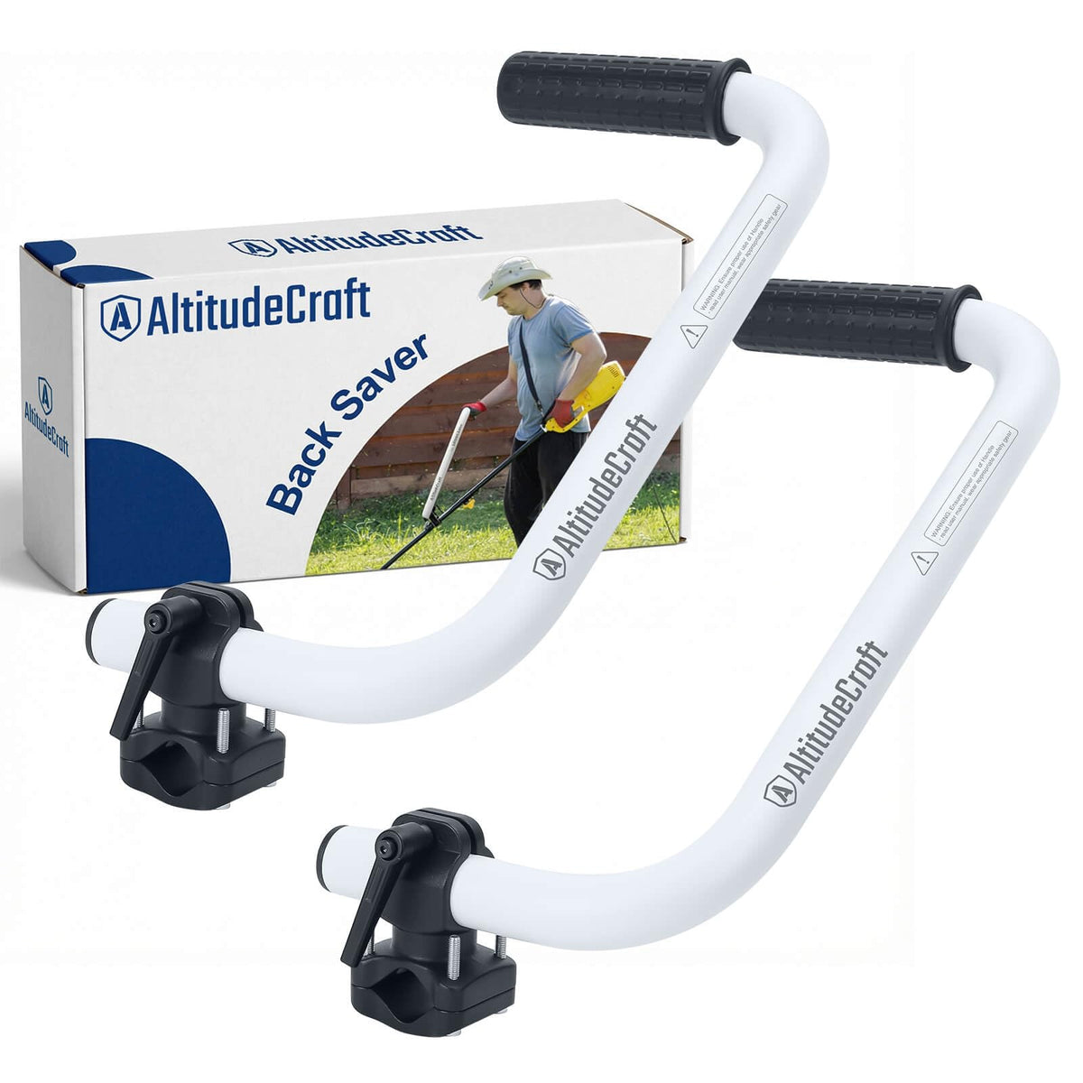 AltitudeCraft front view mounted on trimmer shows improved control