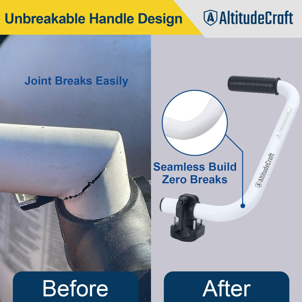 AltitudeCraft label and hardware showing included bolts and Allen wrench for quick setup