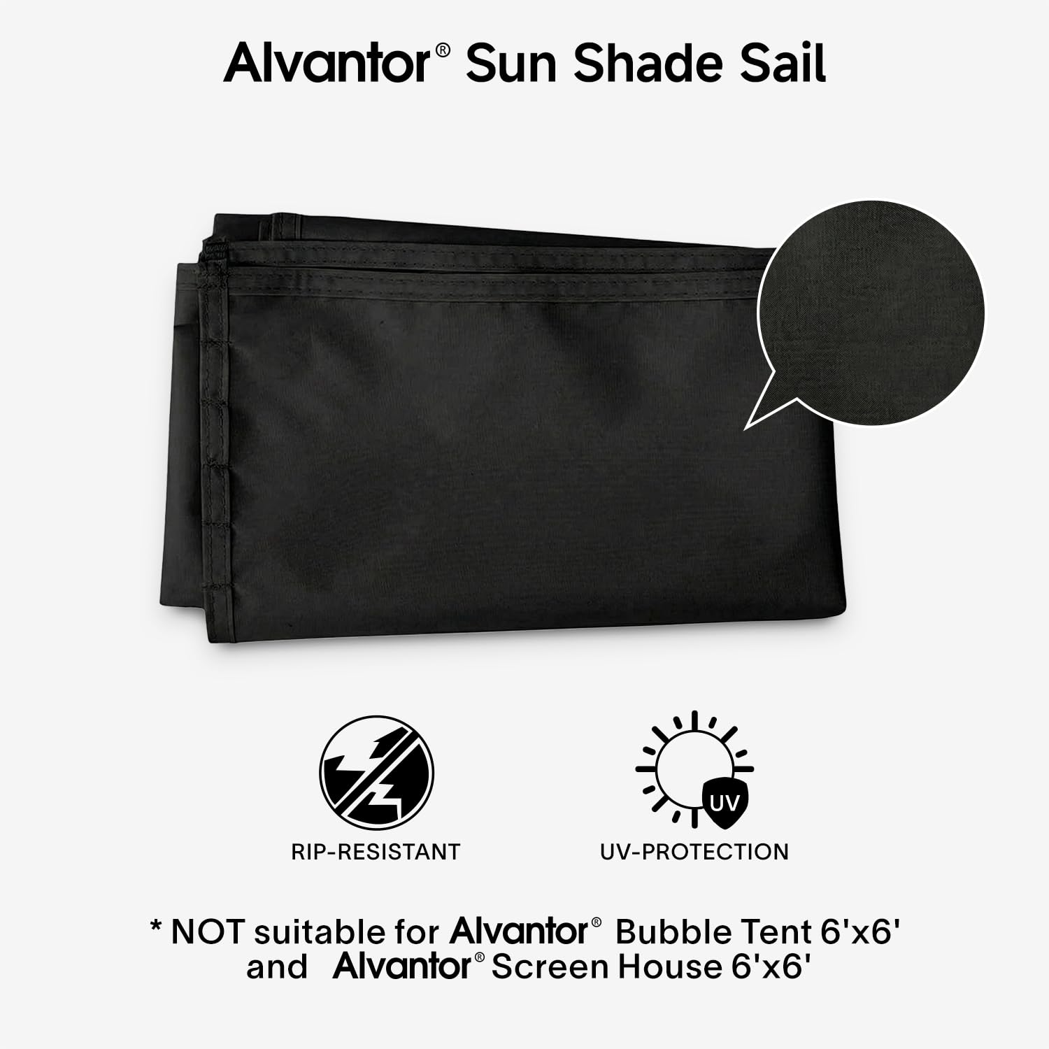 Alvantor side view demonstrating effective sunlight blocking benefit