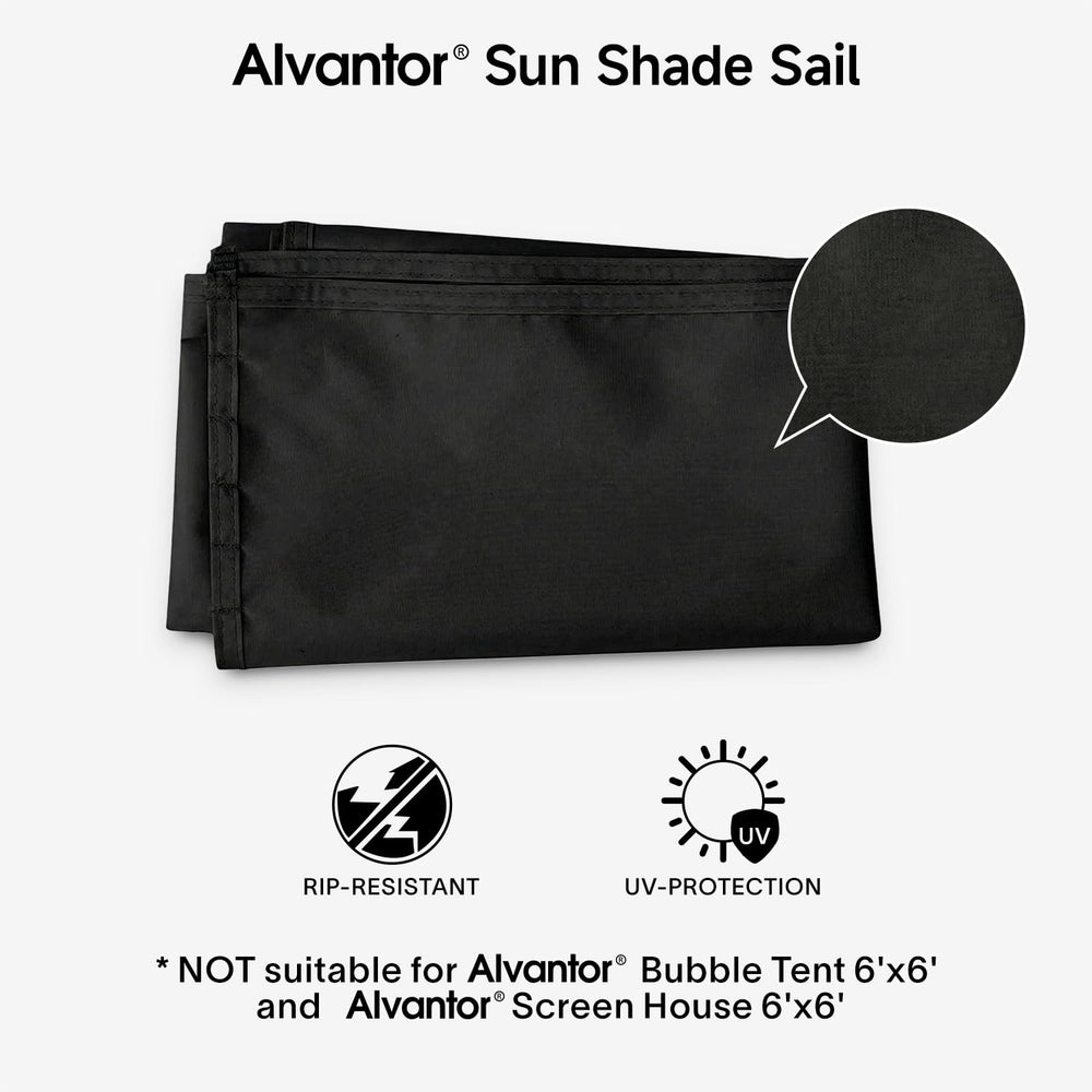 Alvantor side view demonstrating effective sunlight blocking benefit