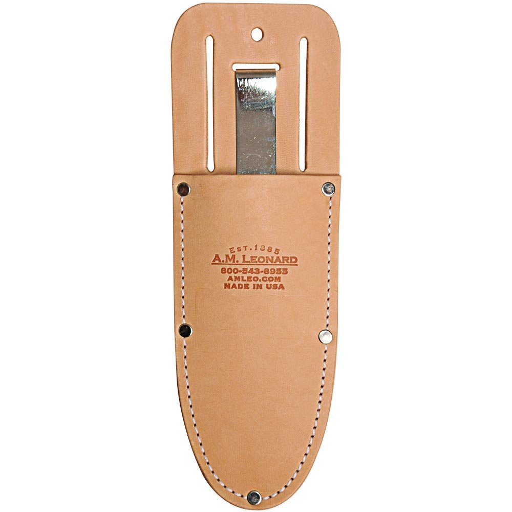 A.M. Leonard knife in hand demonstrating comfortable grip and task efficiency