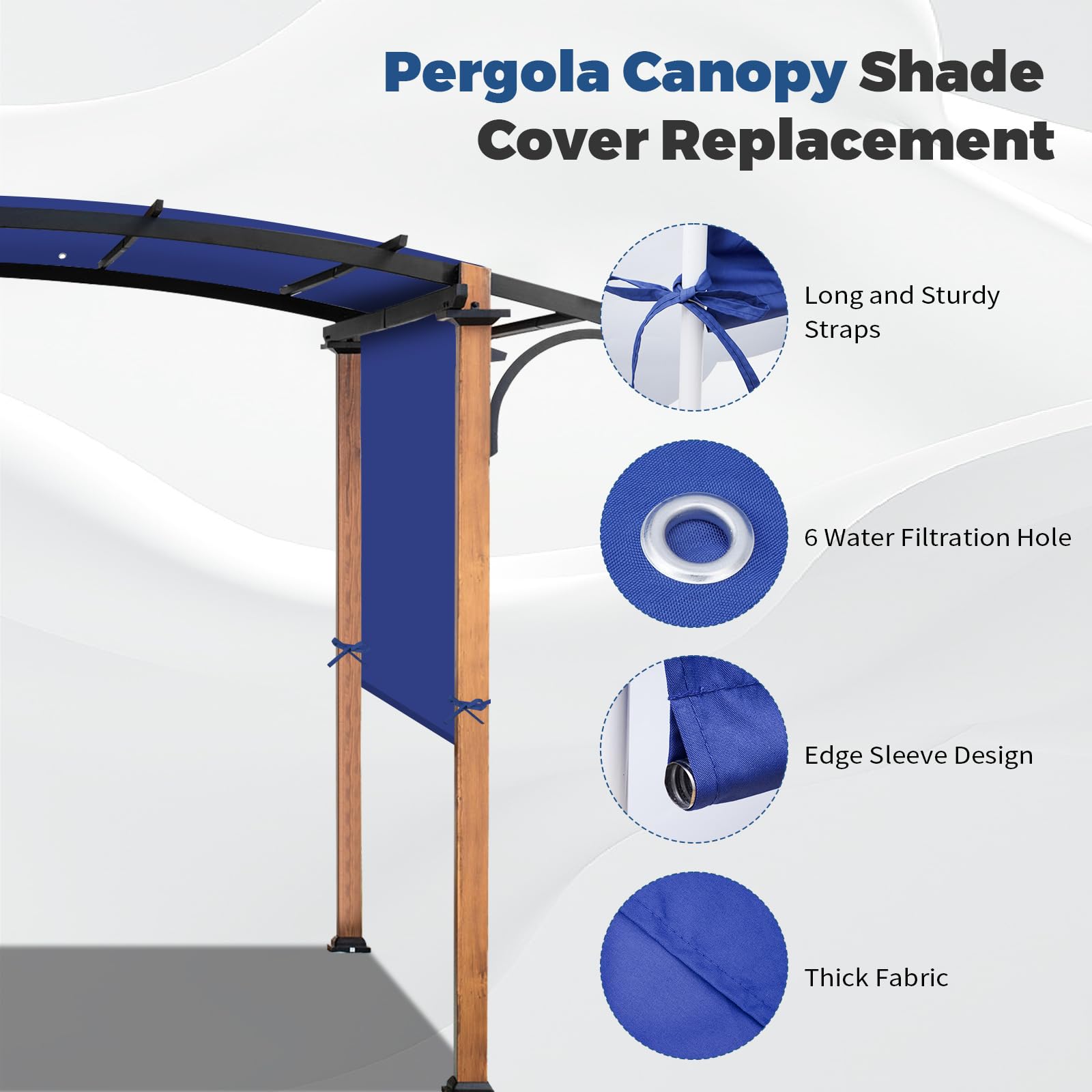 amadecohome rod pocket and seam close-up showing reinforced stitching for durability