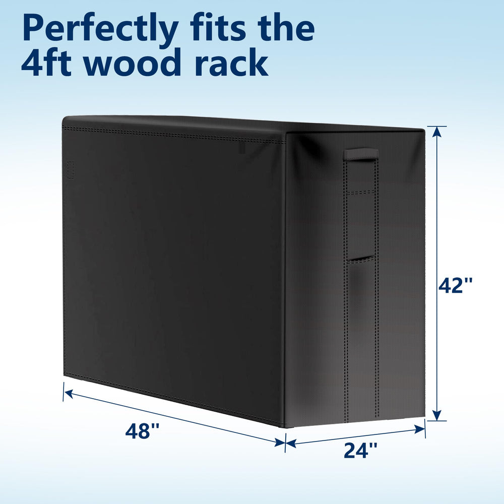AMAGABELI cover fitted on a 4ft rack showing correct size fit