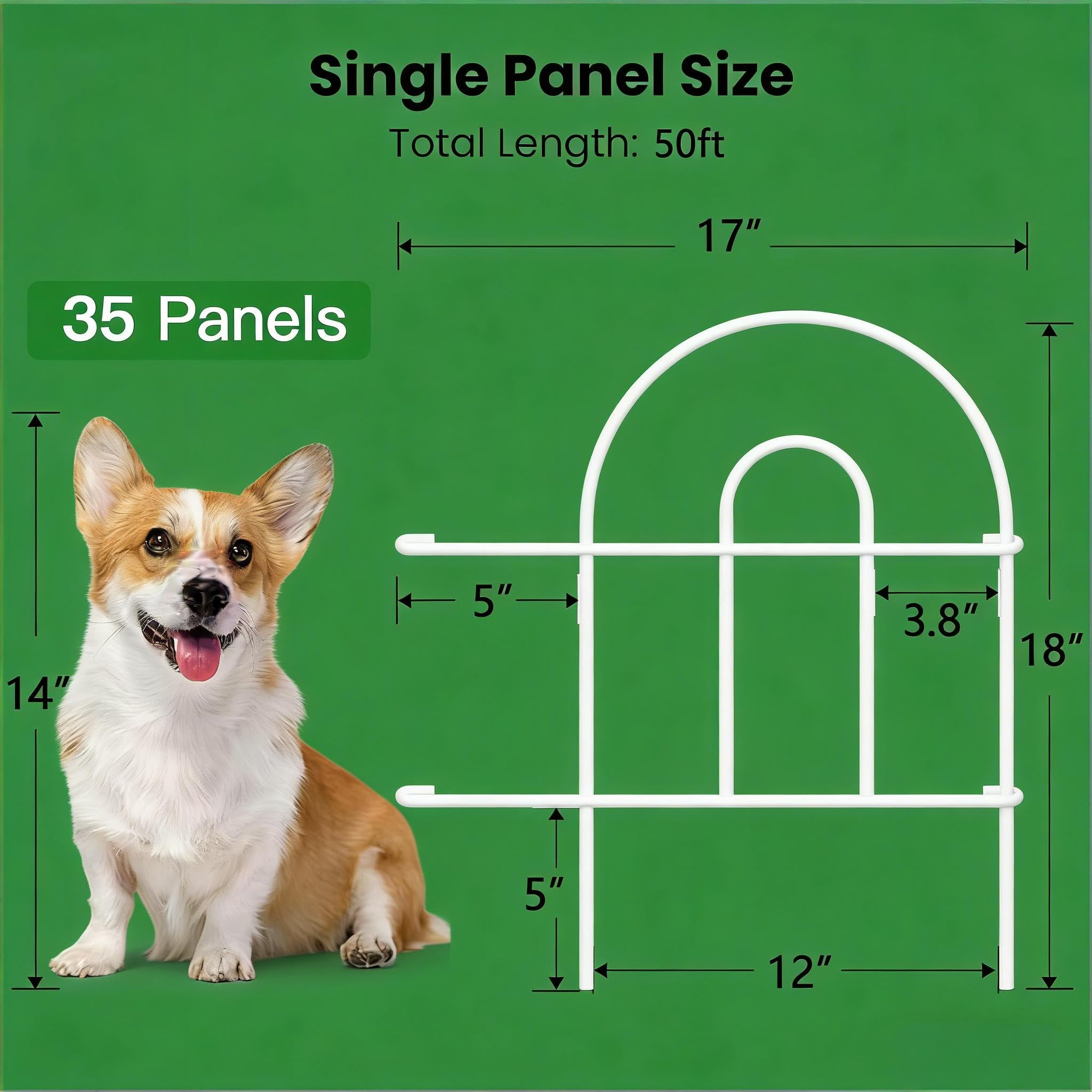 AMAGABELI fence on patio enhancing garden decor benefit
