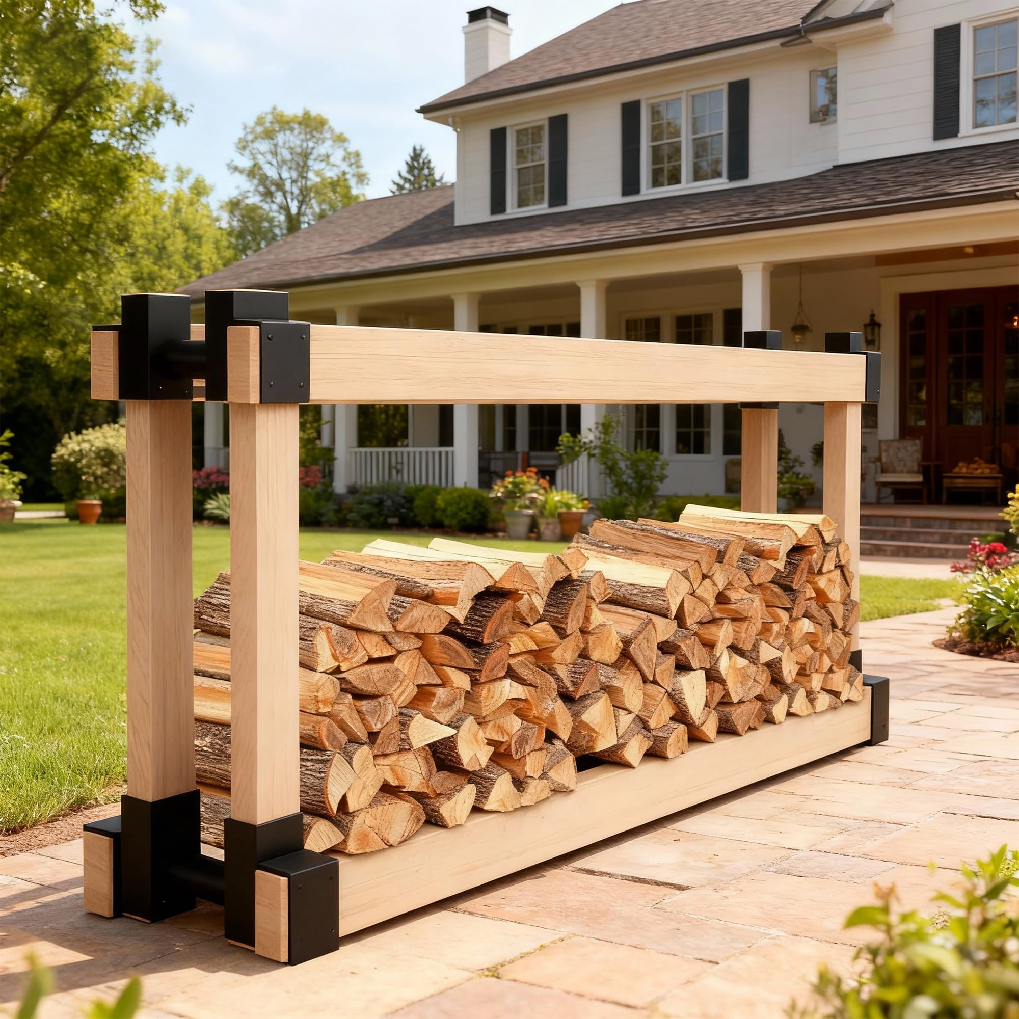 AMAGABELI GARDEN & HOME powder-coated finish detail for durable rust protection
