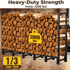 Amagabeli side profile with wood stacked illustrating stable capacity benefit