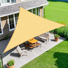 Amagenix front view of shade sail installed providing cool shaded area