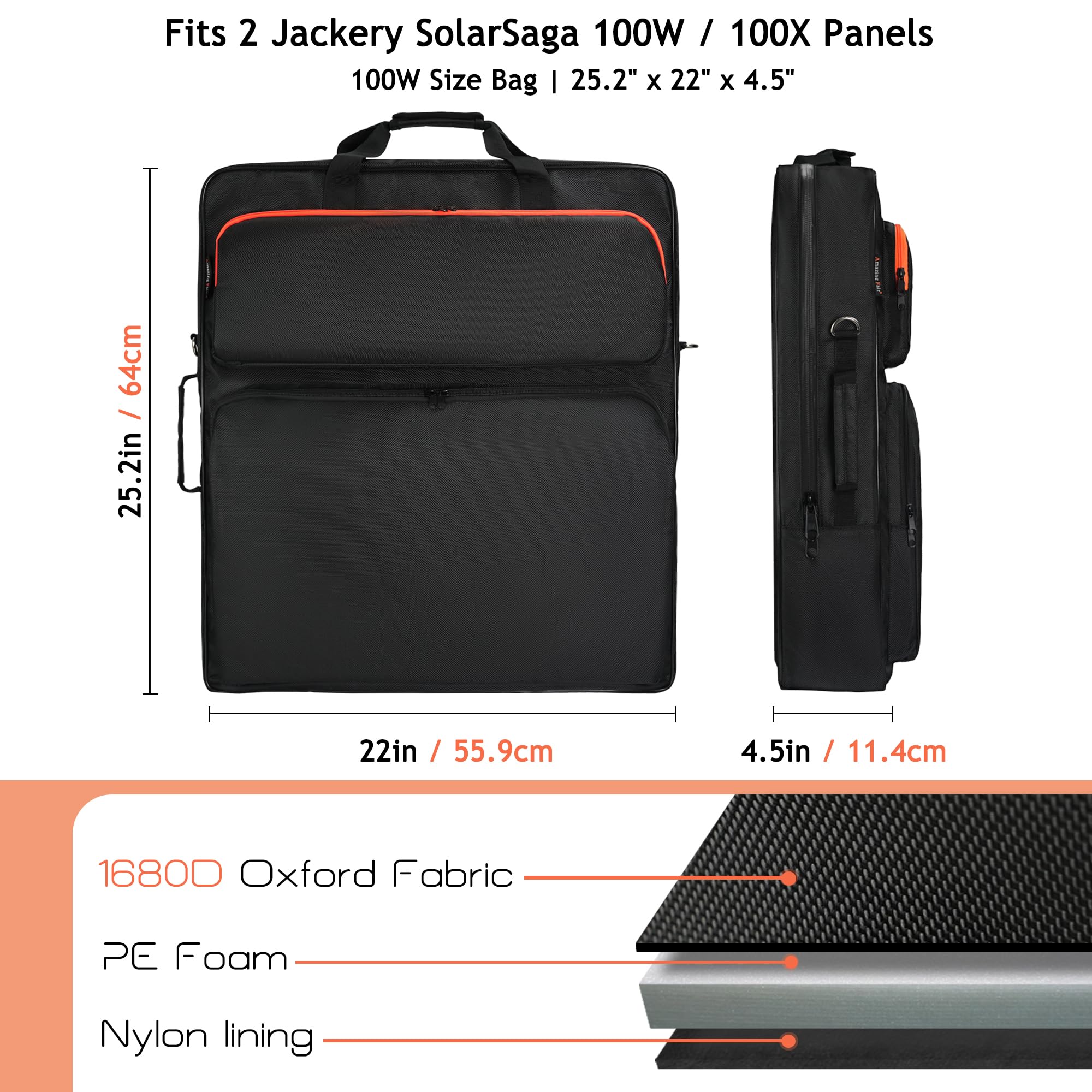 Amazing Fair waterproof zipper detail keeping moisture out and safeguarding solar panels