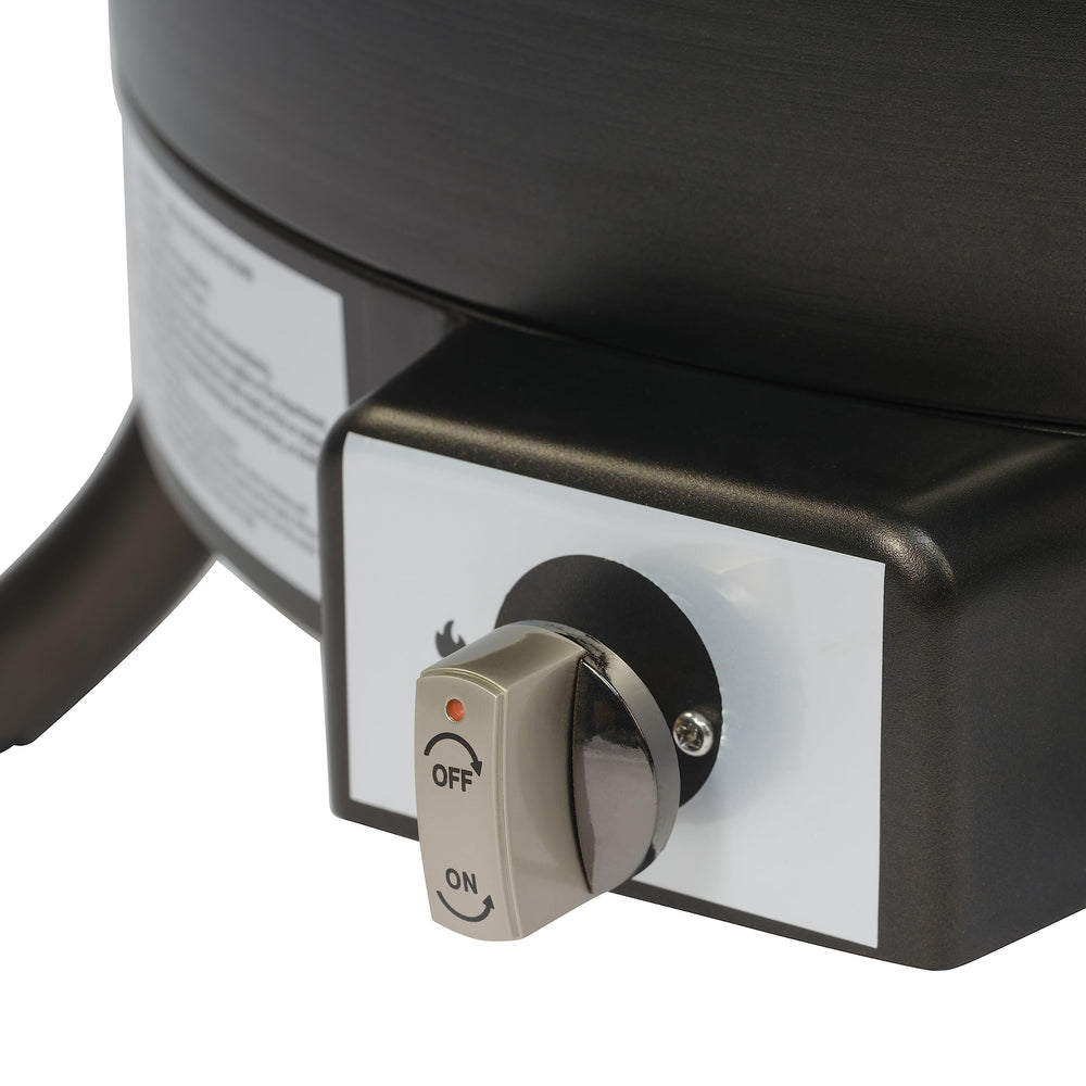 Amazon Basics regulator and 10-foot hose connected for simple setup