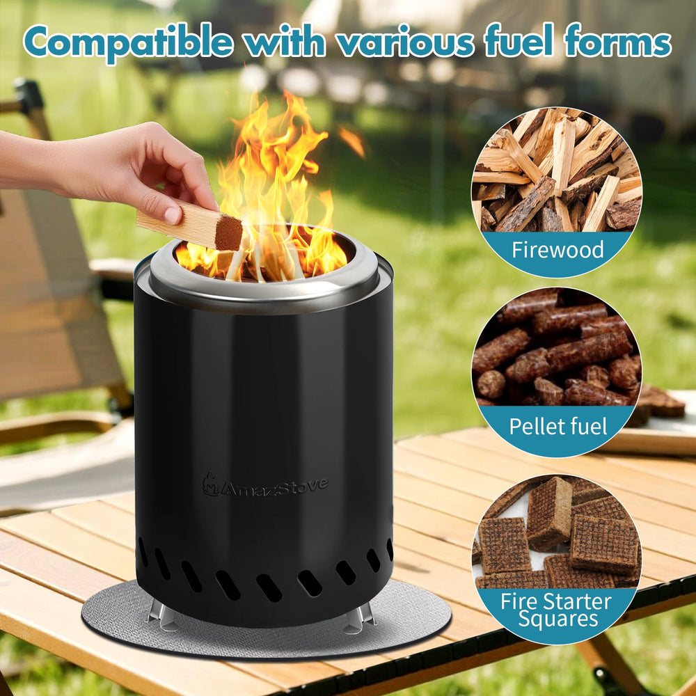 AmazStove packed in travel bag ready to carry and protect between trips