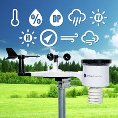Ambient Weather WEATHERHUB Ethernet port showing reliable wired connectivity benefit