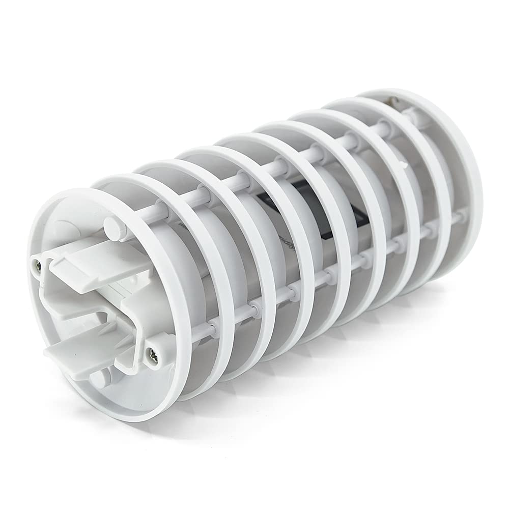 Ambient Weather bracket detail showing mounting points and secure attachment benefit