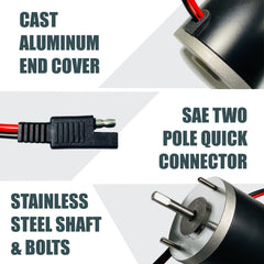 AMBITIONMOTOR shaft and gear detail displaying durable construction and torque