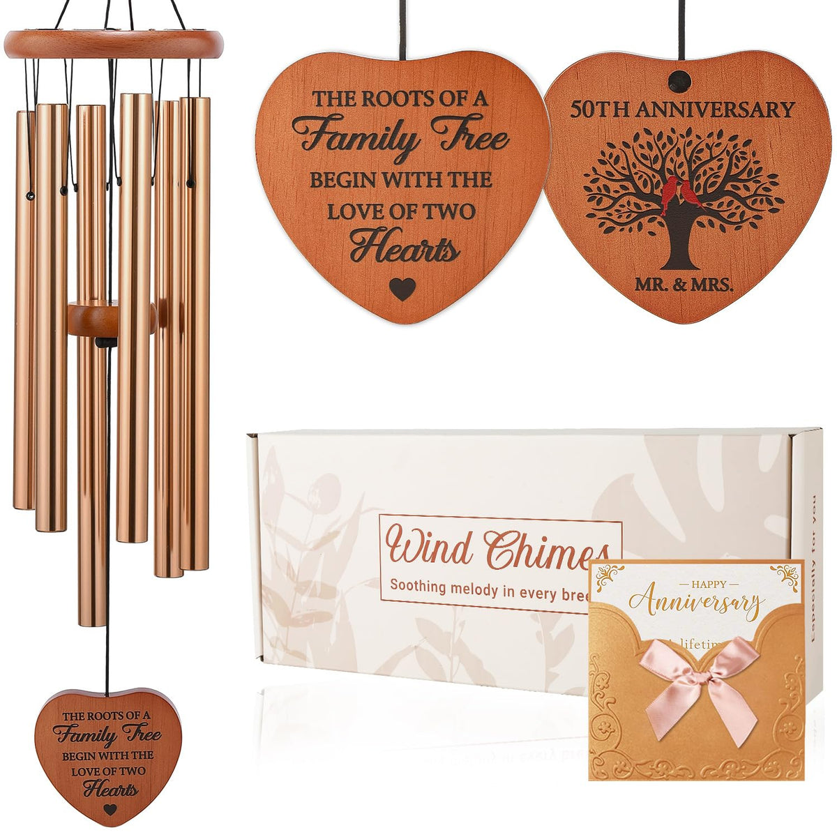 AMBOBE front packaging showing gift-ready box and chime benefits