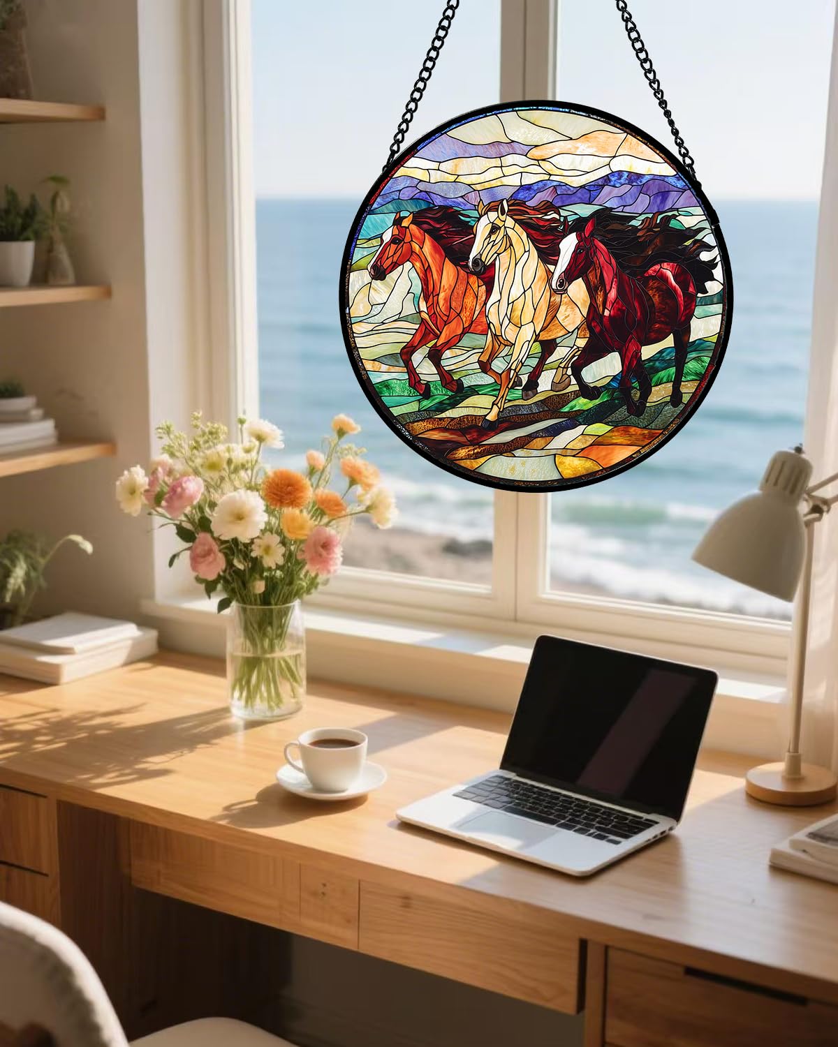 AMDERVEN metal leading and hang loop detail for secure, long-lasting display