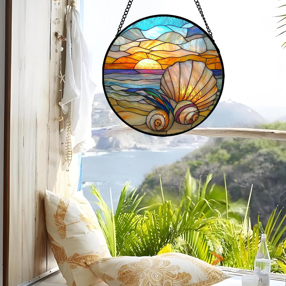 AMDERVEN suncatcher size comparison beside household items benefiting accurate scale expectations