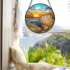 AMDERVEN suncatcher size comparison beside household items benefiting accurate scale expectations