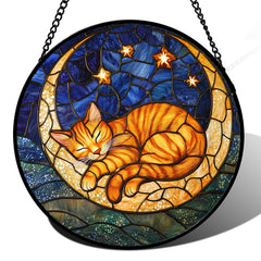 AMDERVEN front view showing orange cat moon design and vibrant colors