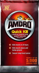 Amdro quick kill front packaging shows 10 lb bag and fast insect control
