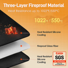 Amerbro close-up edge stitching that prevents curling and increases durability