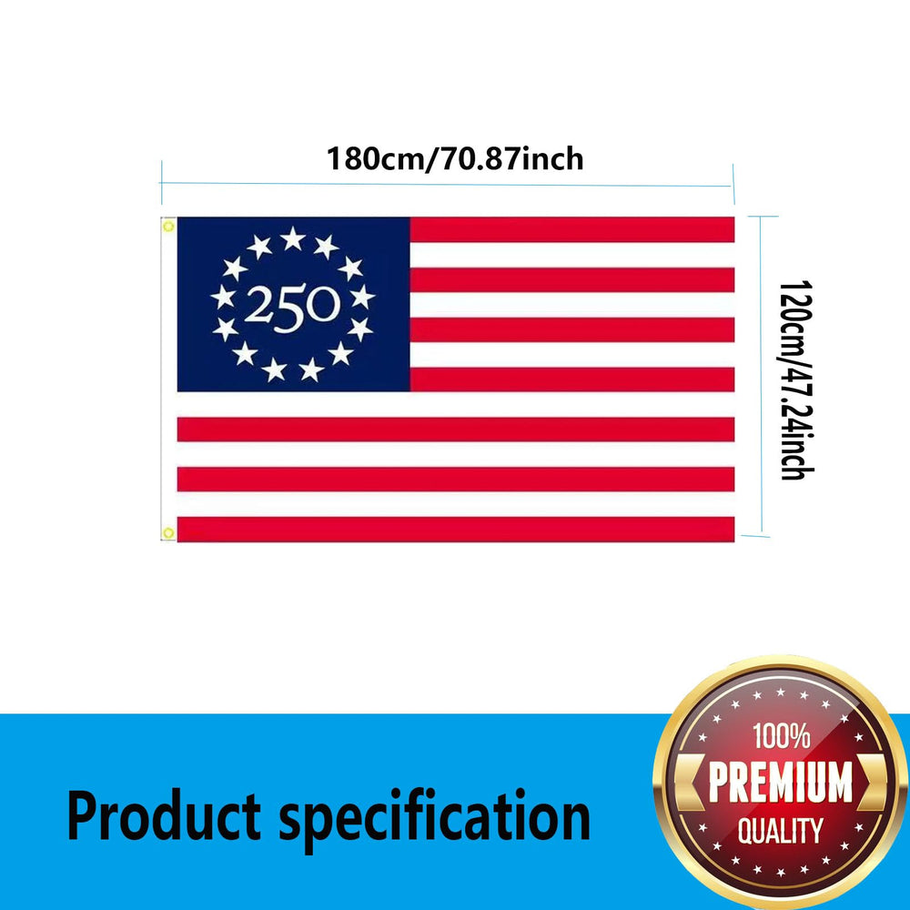 Generic packaged flag with bow showing gift presentation benefit: ready for gifting occasions