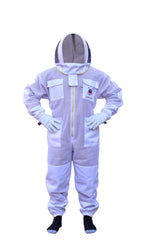 American Bee fencing veil closeup with clear visibility and facial protection