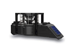 American Hunter Sunslinger front view showing mounted spin plate and solar panel, durable performance