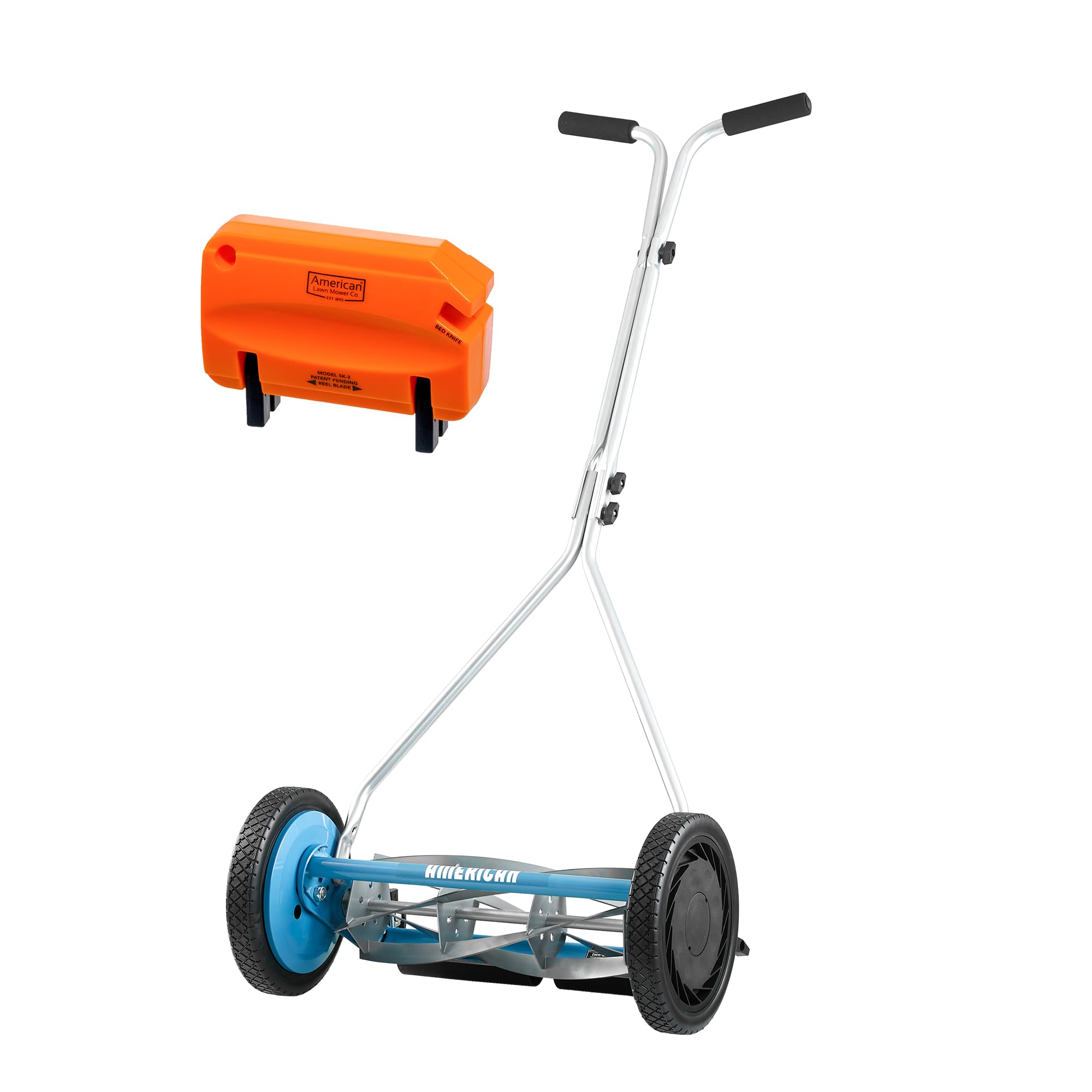 American Lawn Mower 1415-16SK2 front view showing compact design and clean cut benefit