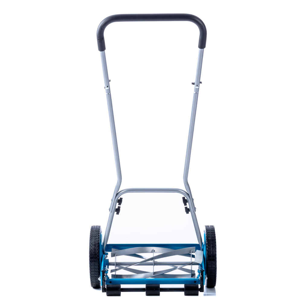 American Lawn Mower 2205-14 cut line comparison illustrating scissor-like finish versus torn blades