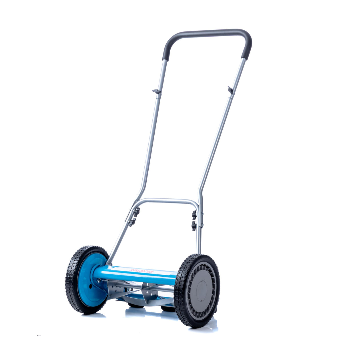 American Lawn Mower 2205-14 front view showing compact frame and cutting reel for efficient trimming