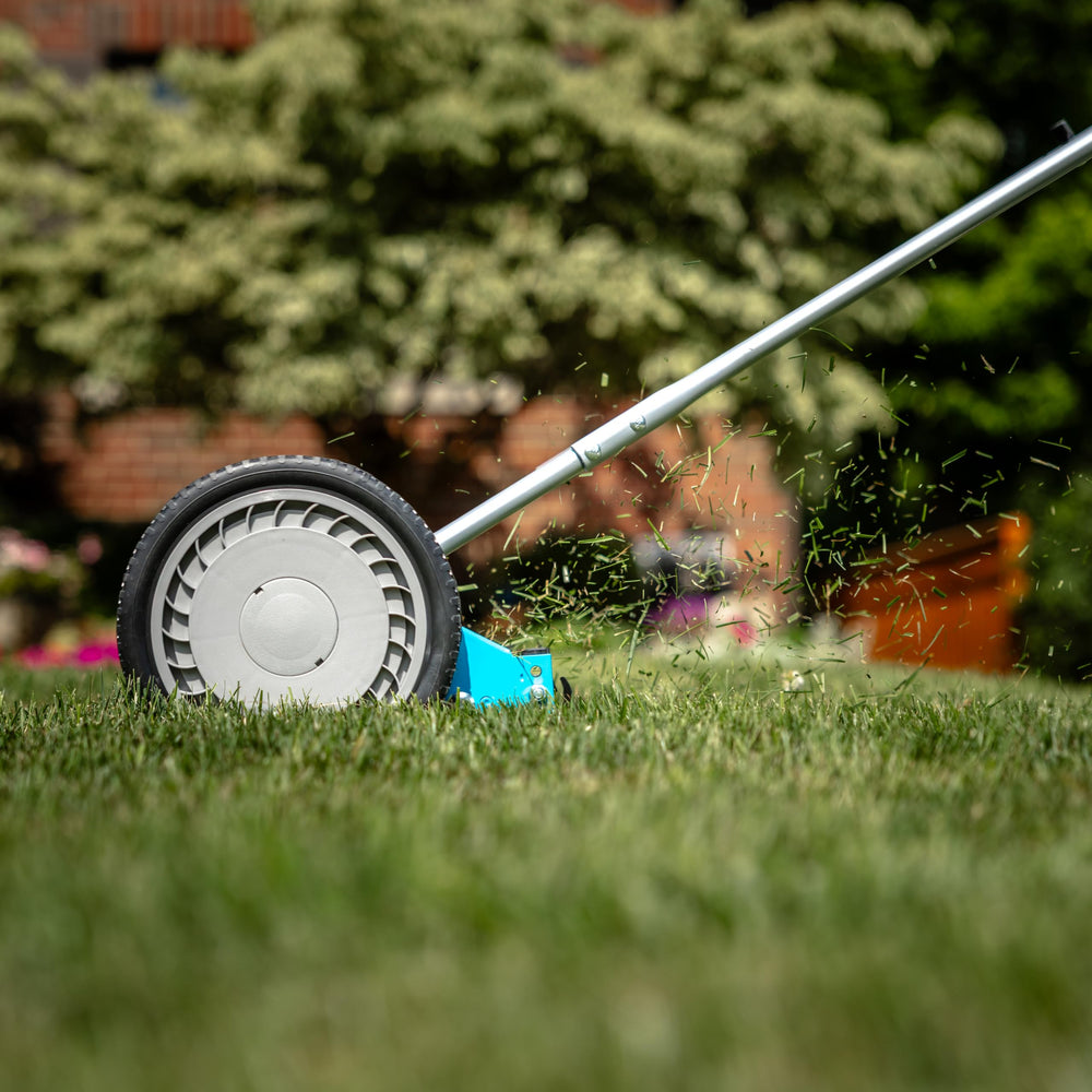 American Lawn Mower 2205-14 height adjustment knob showing quick settings from 1 to 2-1/4 inches