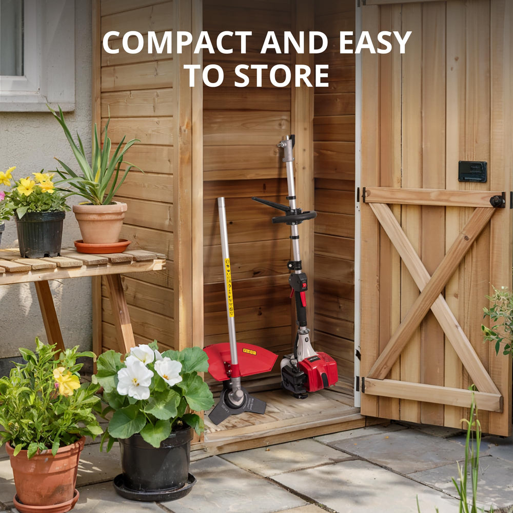 AMERISUN disassembled for compact storage showing portability and easy garage stowage