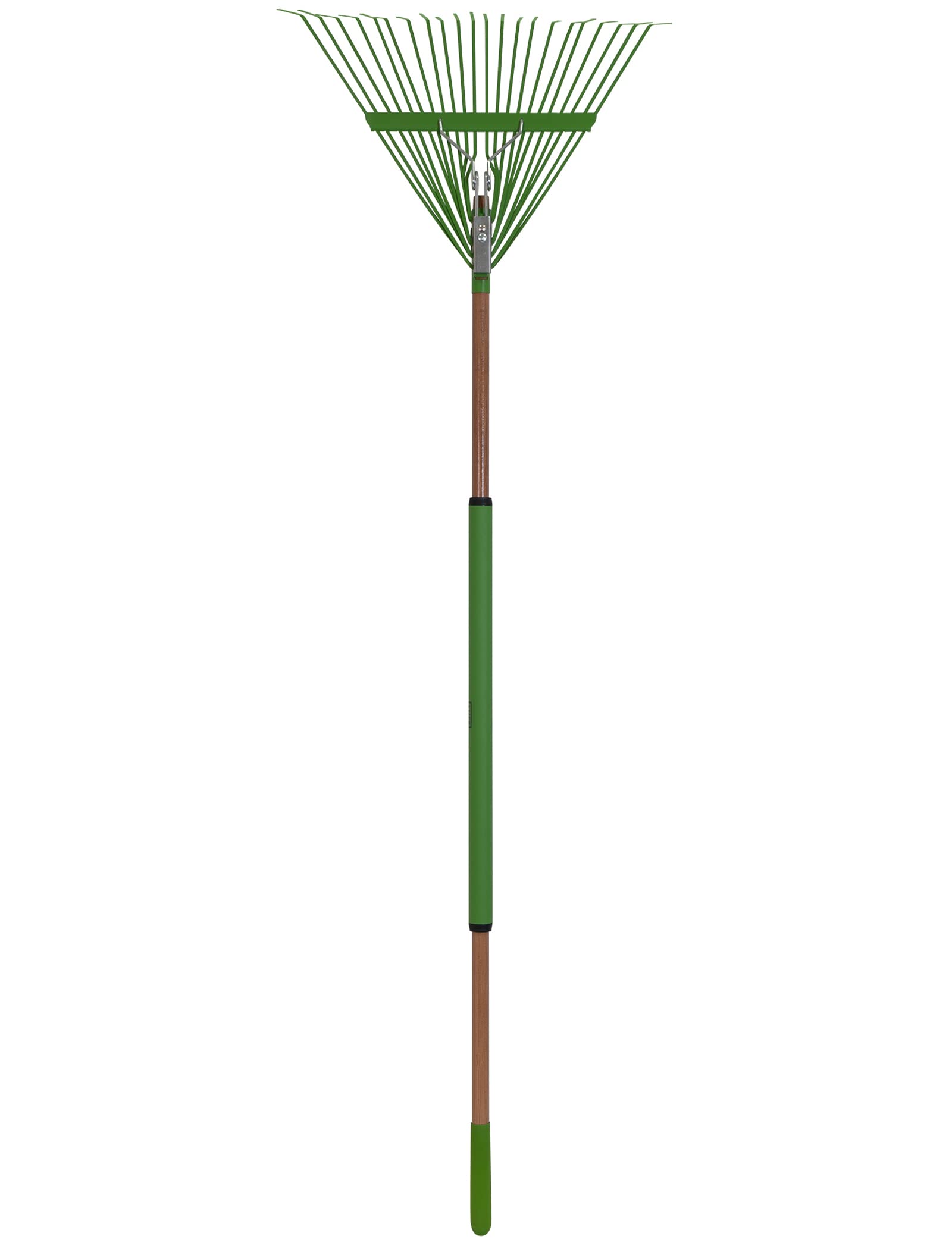 AMES rake leaned beside door showing scale and full length visibility