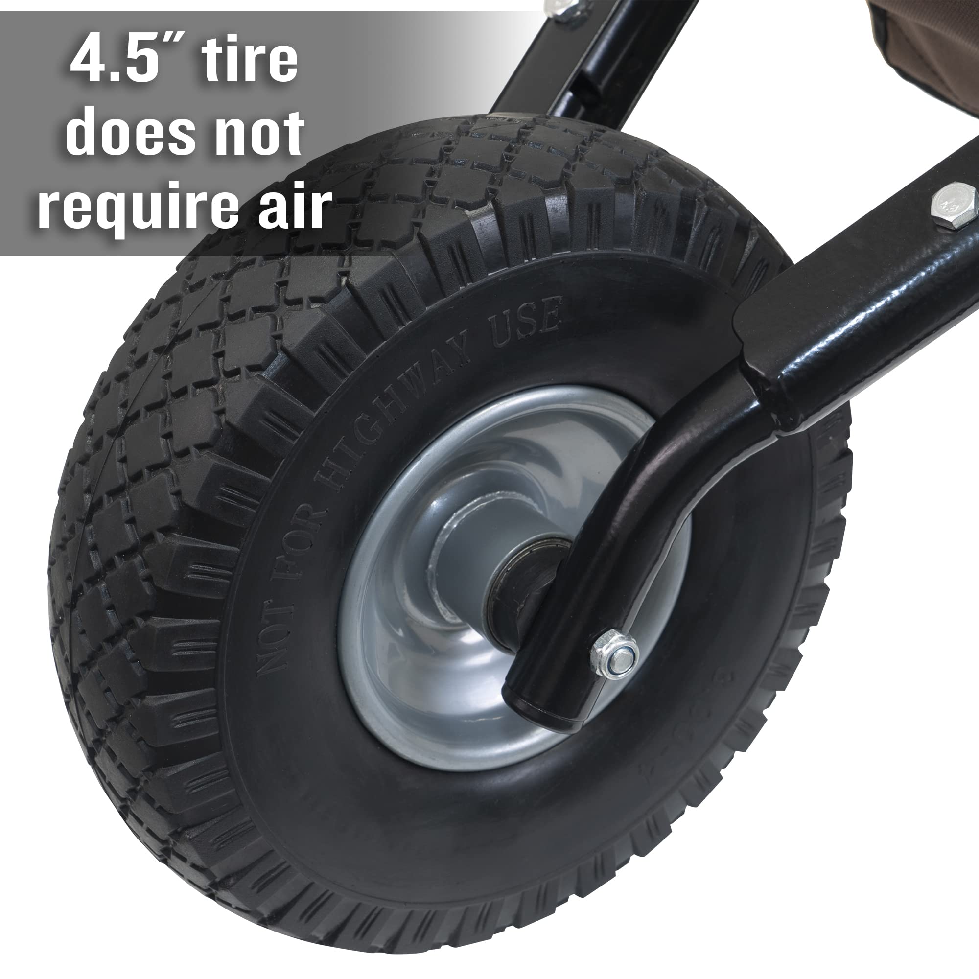 AMES angled cushion grips close-up showing improved handling and comfort