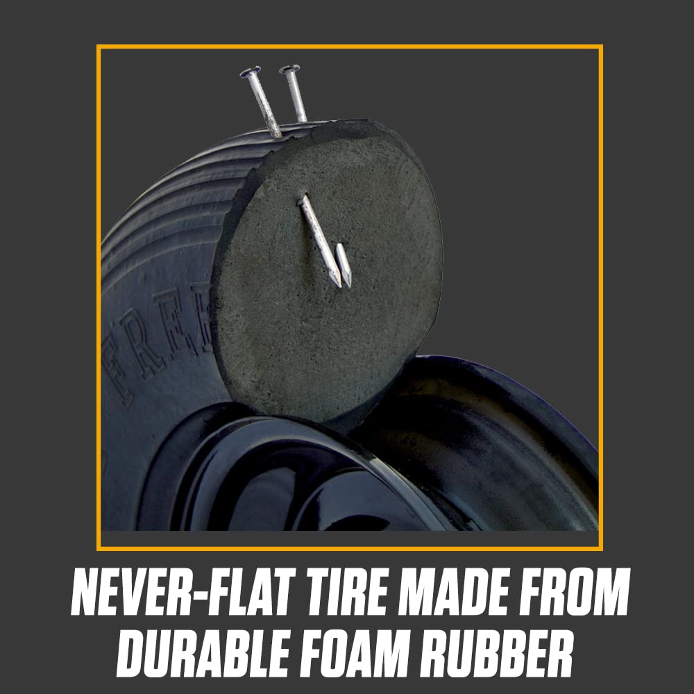 AMES hub and ball-bearing detail for smoother rolling benefit