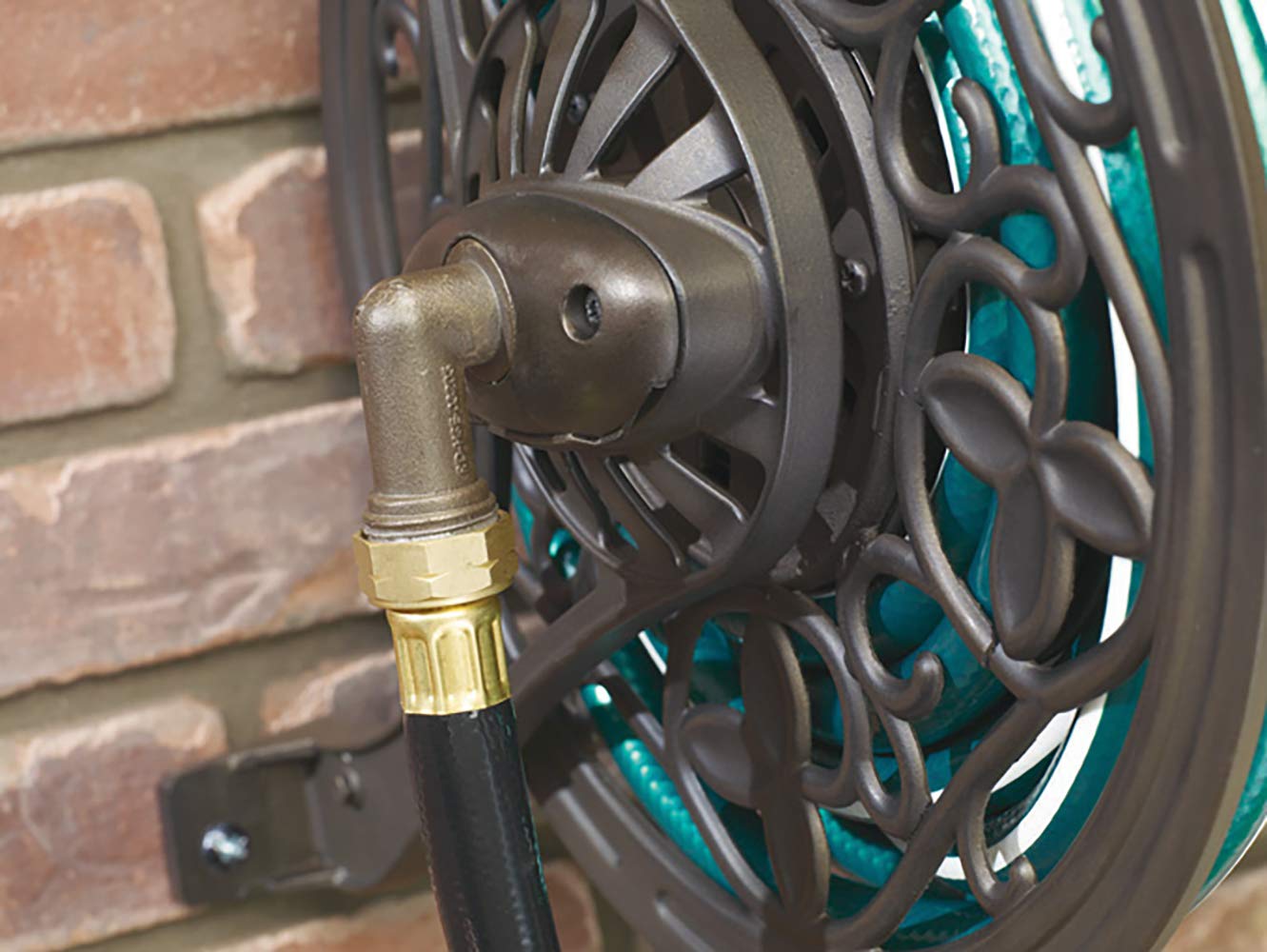 AMES floral pattern detail on metal frame adding curb appeal benefit