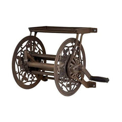 AMES front view showing decorative reel and full hose capacity benefit