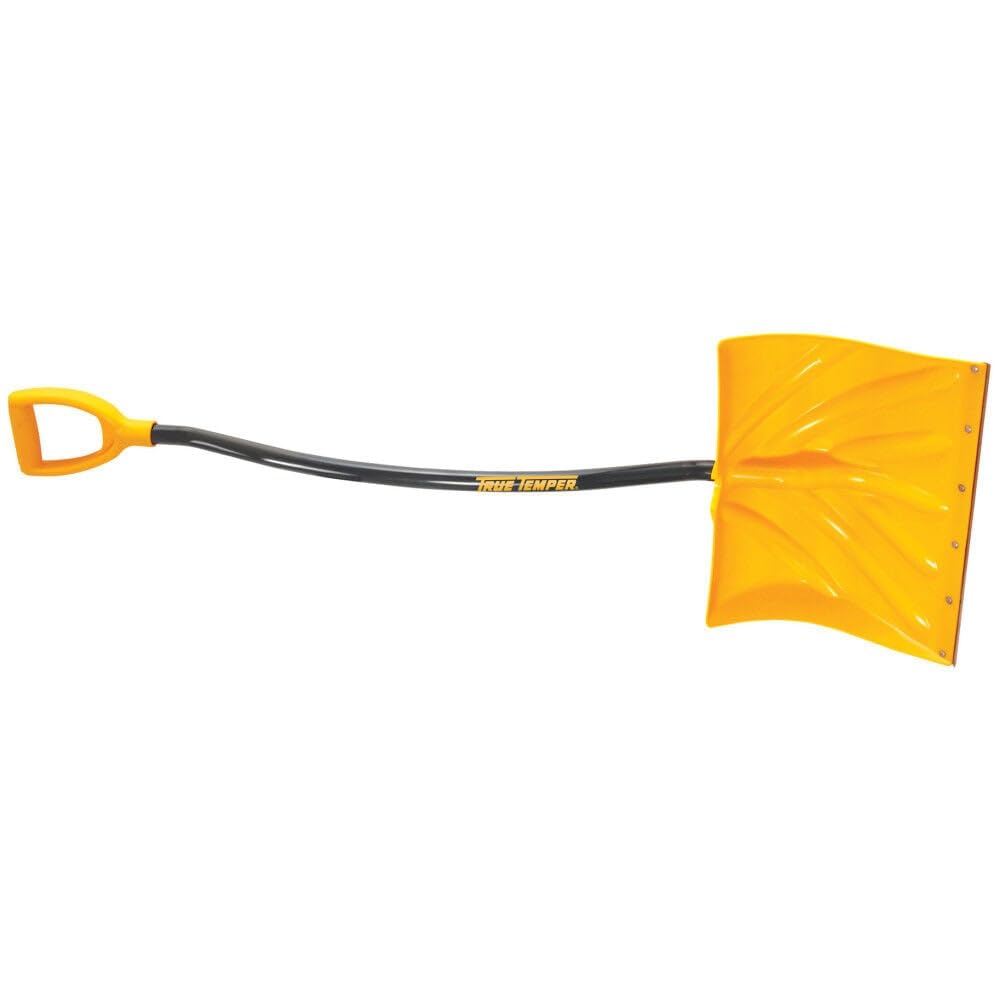 AMES True Temper poly blade close-up with nylon wear strip protecting surfaces