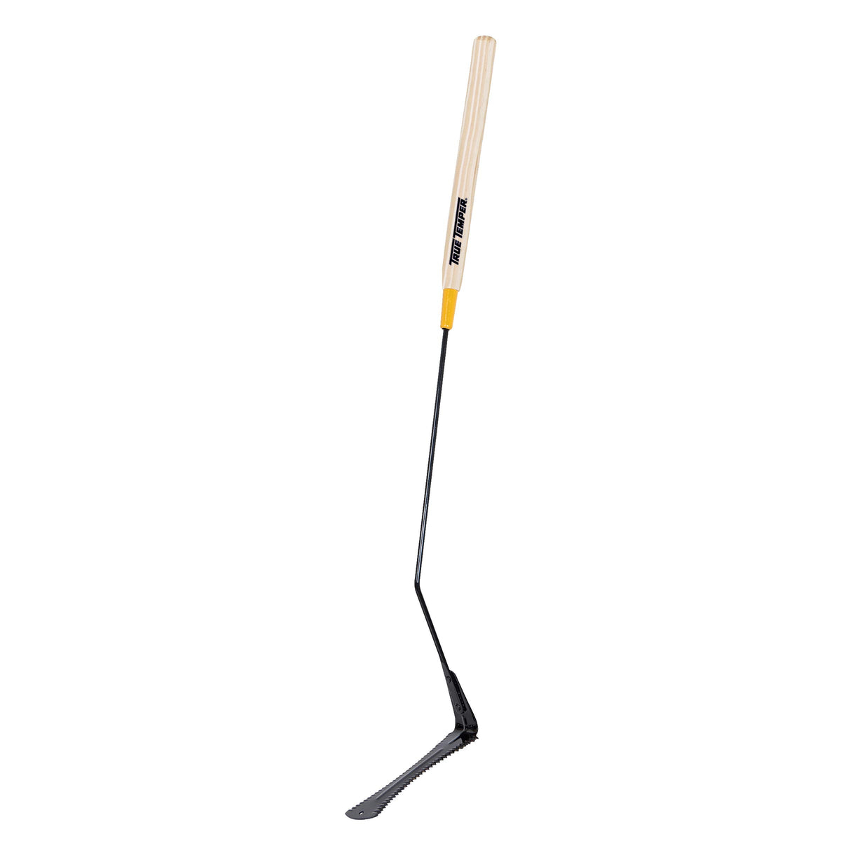 AMES True Temper grass whip front view showing serrated blade for efficient cutting